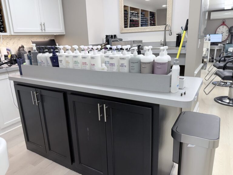 Comfortable shampoo and wash stations at New Image Hair Salon Dennis MA